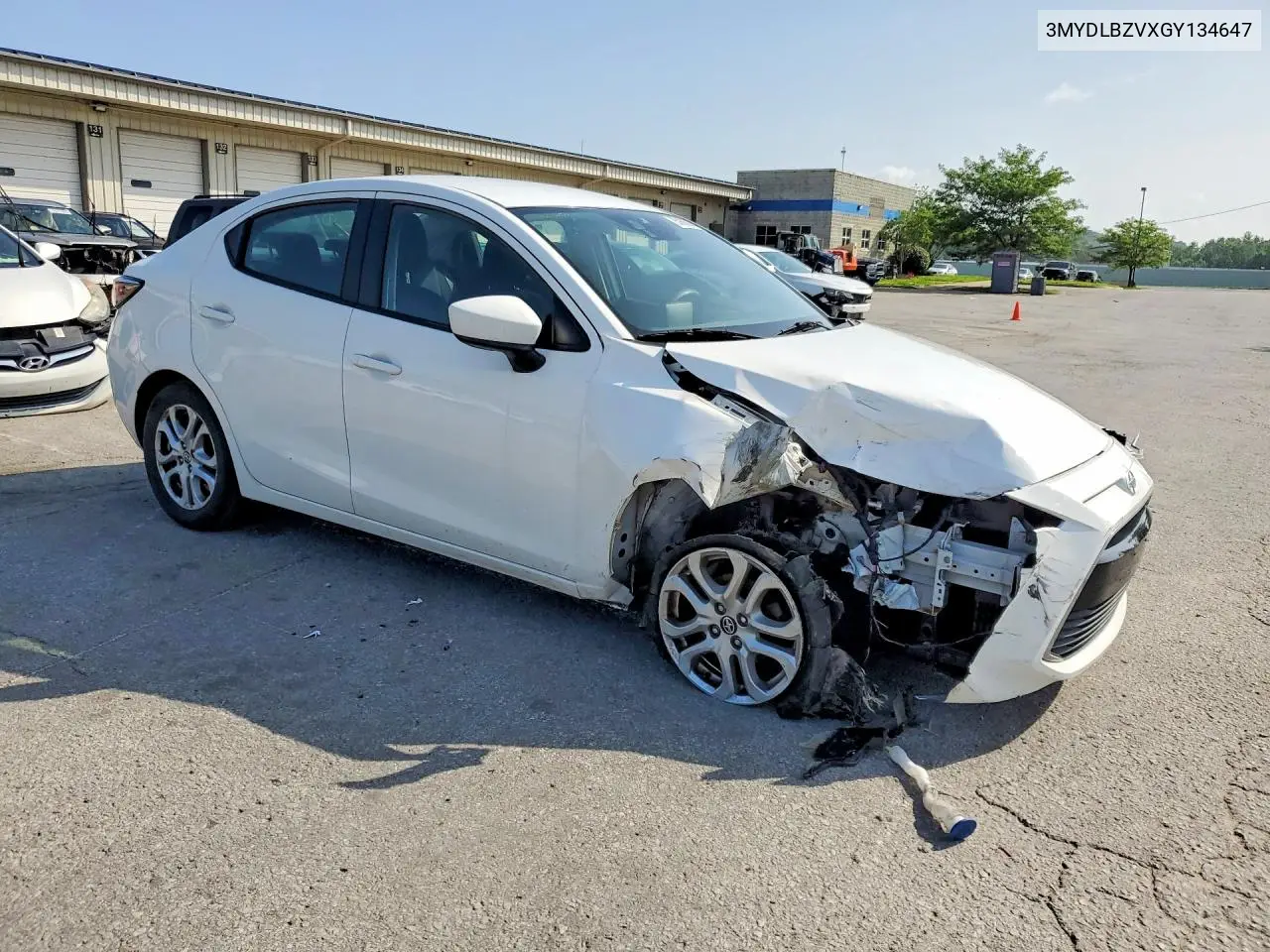 2016 Scion Ia Base VIN: 3MYDLBZVXGY134647 Lot: 85966945