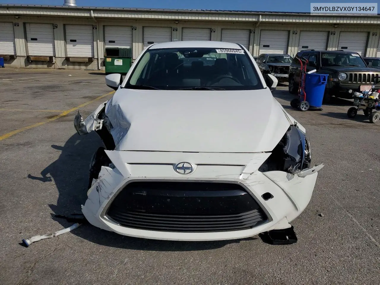 2016 Scion Ia Base VIN: 3MYDLBZVXGY134647 Lot: 85966945