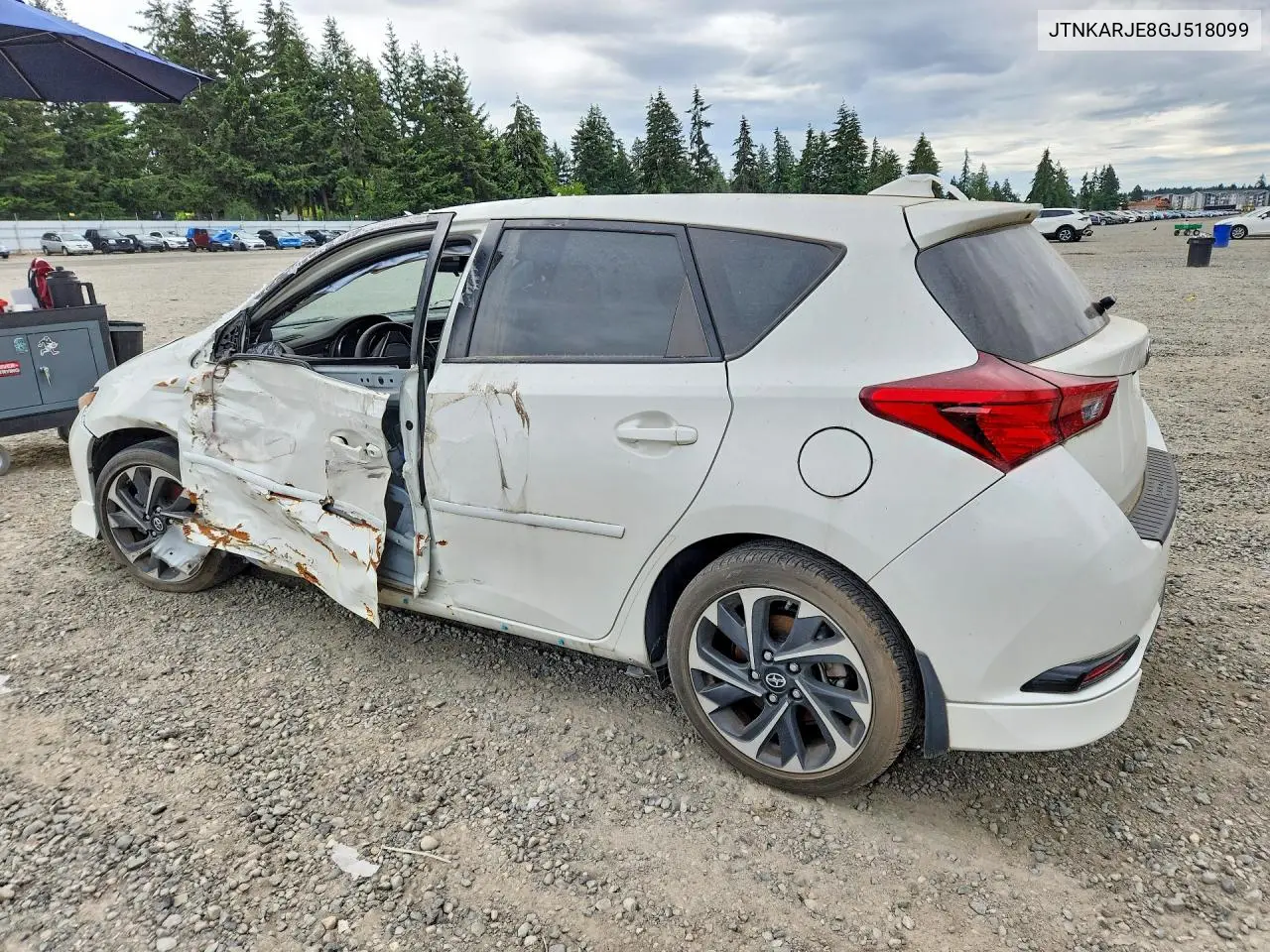 2016 Scion Im Base VIN: JTNKARJE8GJ518099 Lot: 55633126