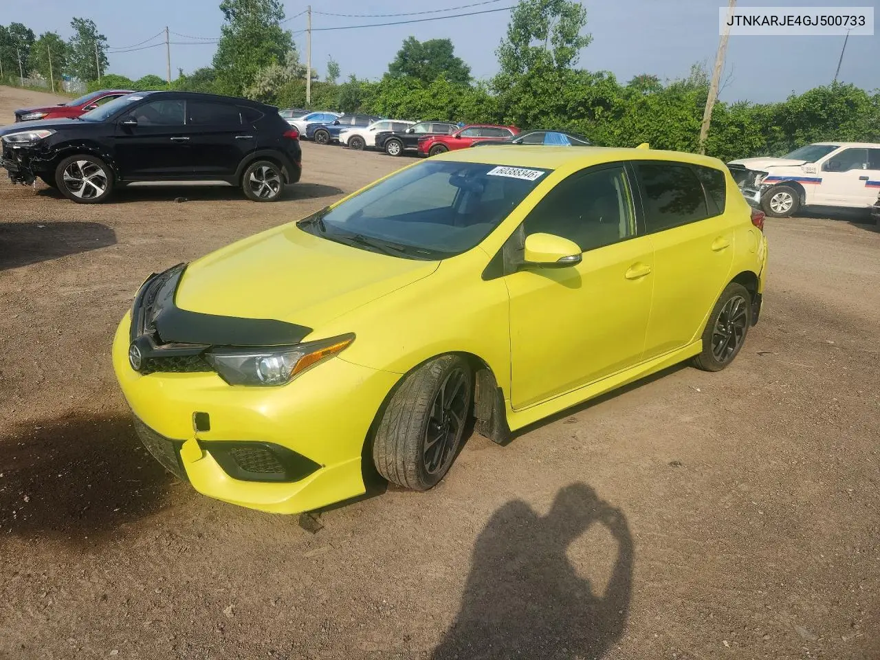 2016 Scion Im Base VIN: JTNKARJE4GJ500733 Lot: 60388346
