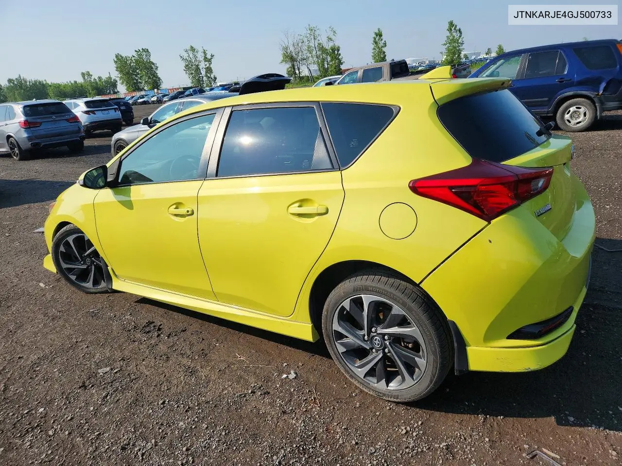2016 Scion Im Base VIN: JTNKARJE4GJ500733 Lot: 60388346