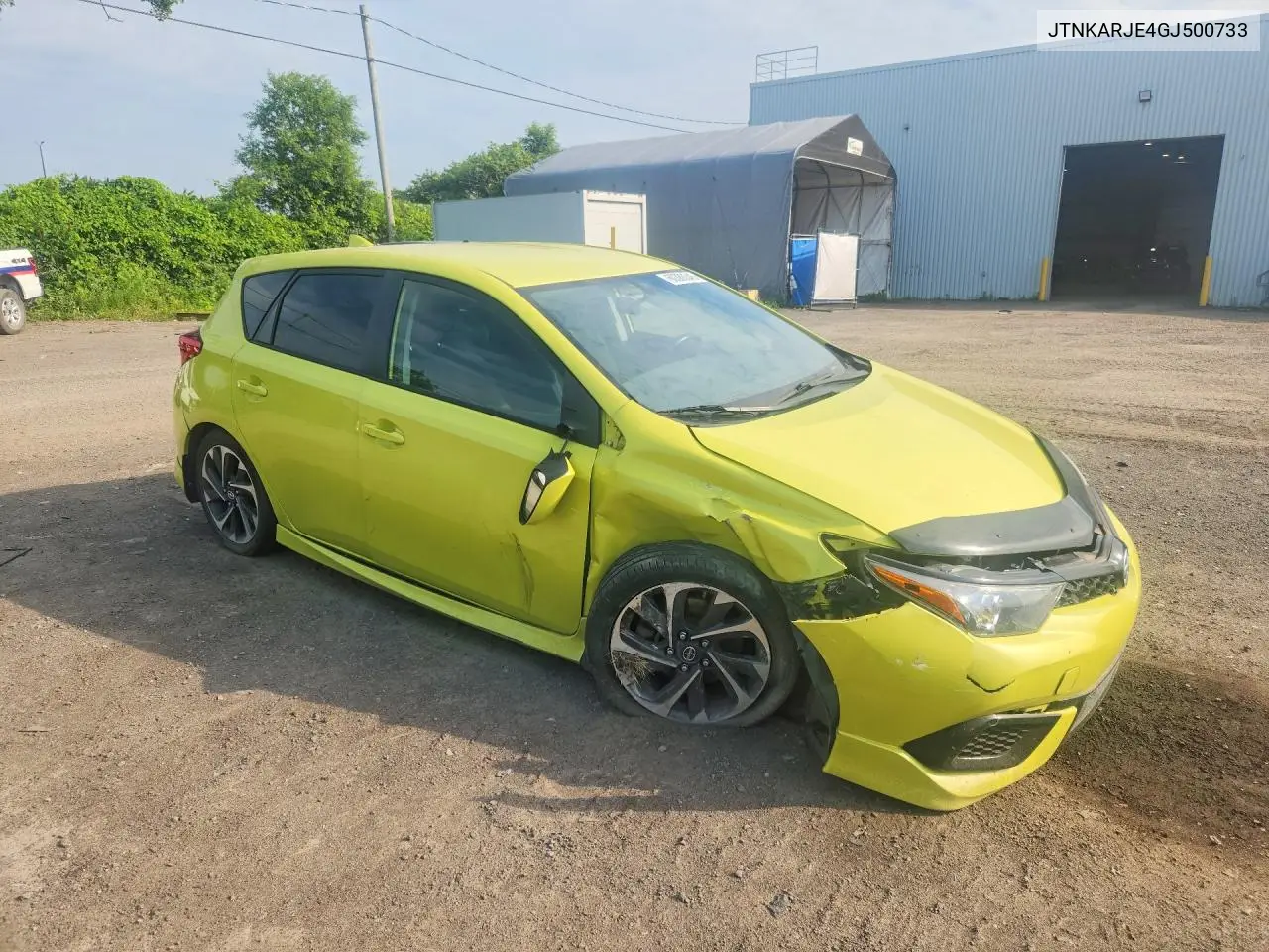 2016 Scion Im Base VIN: JTNKARJE4GJ500733 Lot: 60388346