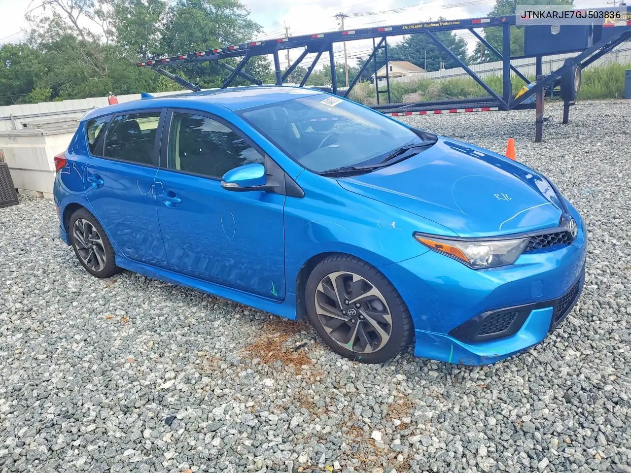 2016 Scion Im Base VIN: JTNKARJE7GJ503836 Lot: 60497216