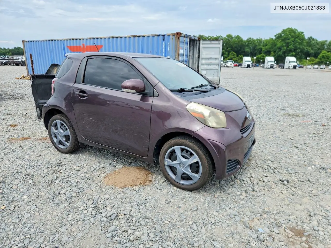 2012 Scion Iq Base VIN: JTNJJXB05CJ021833 Lot: 56845436