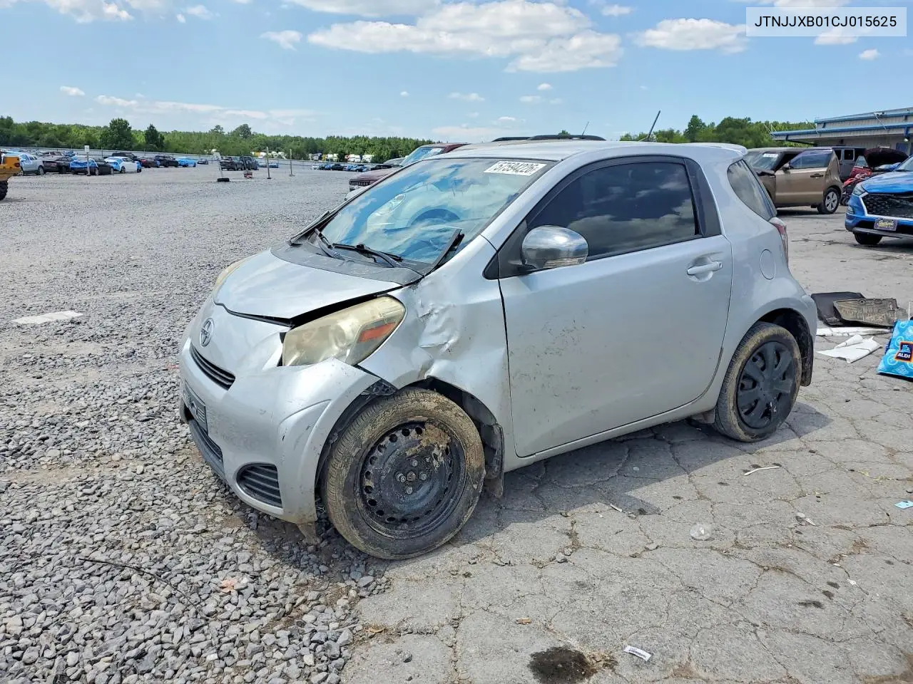 2012 Scion Iq Base VIN: JTNJJXB01CJ015625 Lot: 57594226
