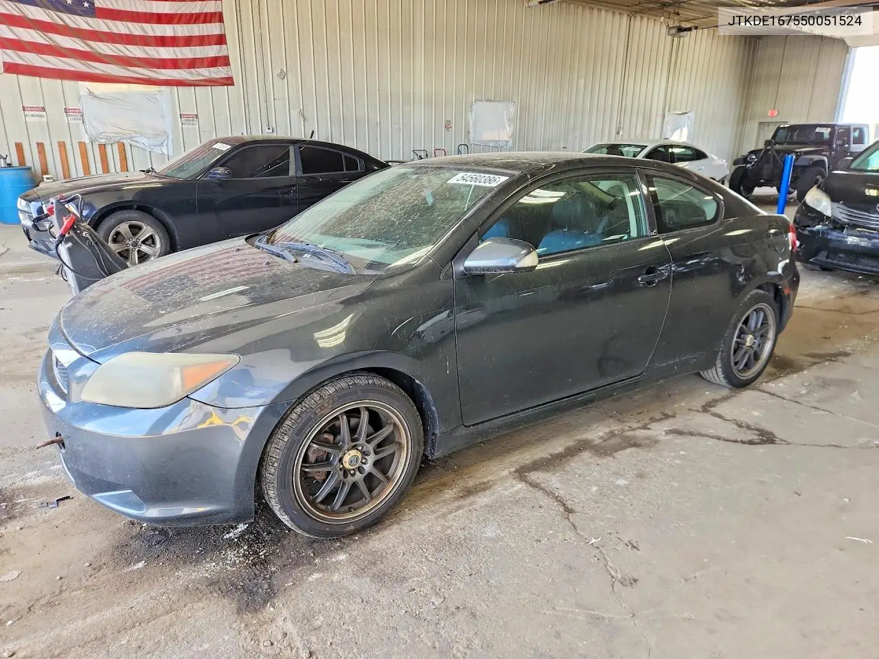 2005 Scion Tc Base VIN: JTKDE167550051524 Lot: 54560386