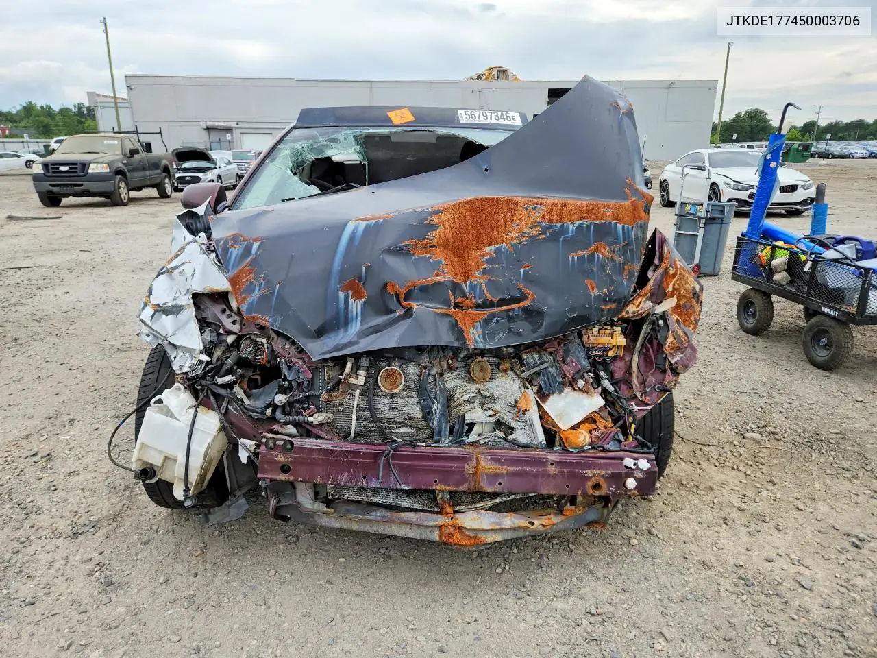 2005 Scion Tc Base VIN: JTKDE177450003706 Lot: 56797346