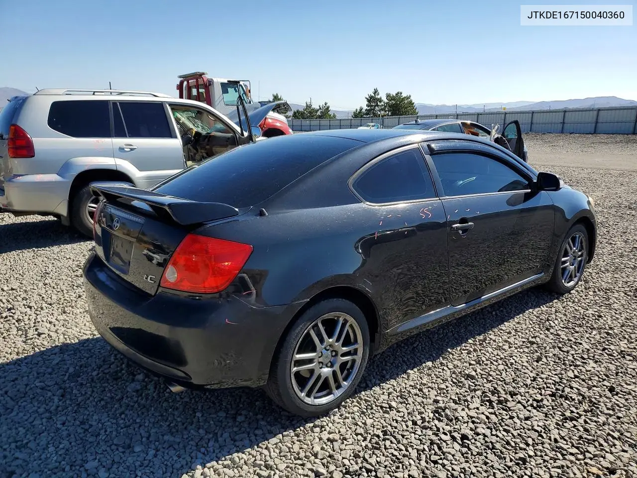 2005 Scion Tc Base VIN: JTKDE167150040360 Lot: 61045066