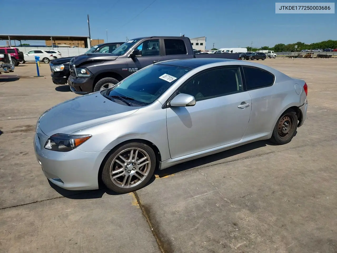 2005 Scion Tc Base VIN: JTKDE177250003686 Lot: 85771015