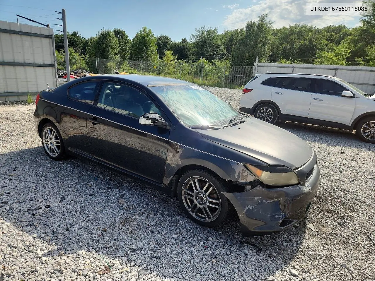 2006 Scion Tc Base VIN: JTKDE167560118088 Lot: 55451916