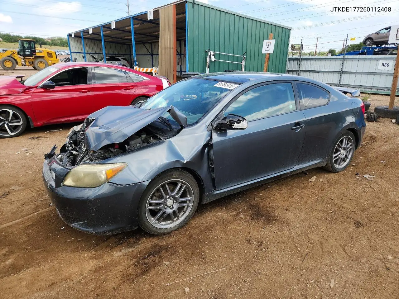 2006 Scion Tc Base VIN: JTKDE177260112408 Lot: 58784026