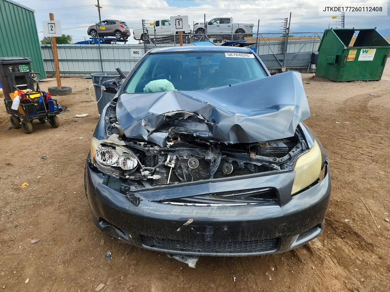 2006 Scion Tc Base VIN: JTKDE177260112408 Lot: 58784026