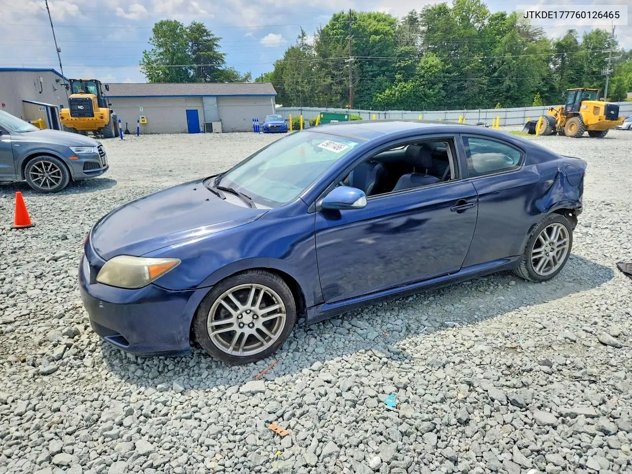 2006 Scion Tc Base VIN: JTKDE177760126465 Lot: 59011486