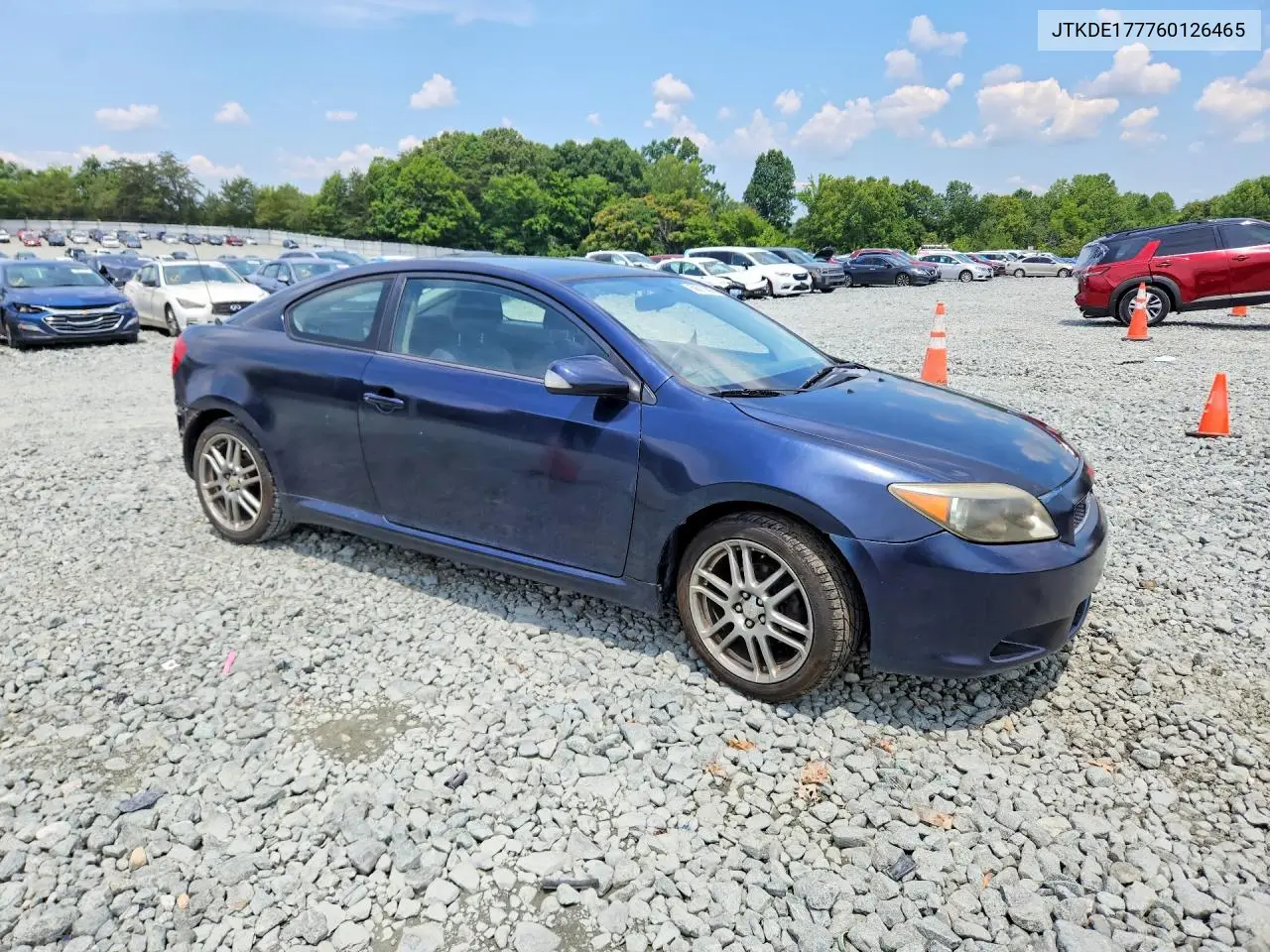 2006 Scion Tc Base VIN: JTKDE177760126465 Lot: 59011486