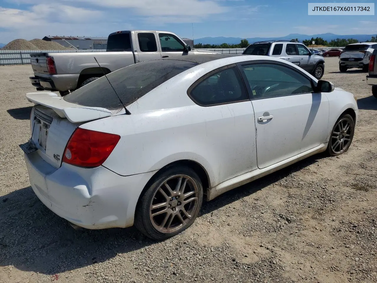 2006 Scion Tc Base VIN: JTKDE167X60117342 Lot: 59398756