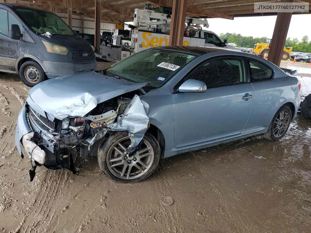2006 Scion Tc Base VIN: JTKDE177160127742 Lot: 61063126