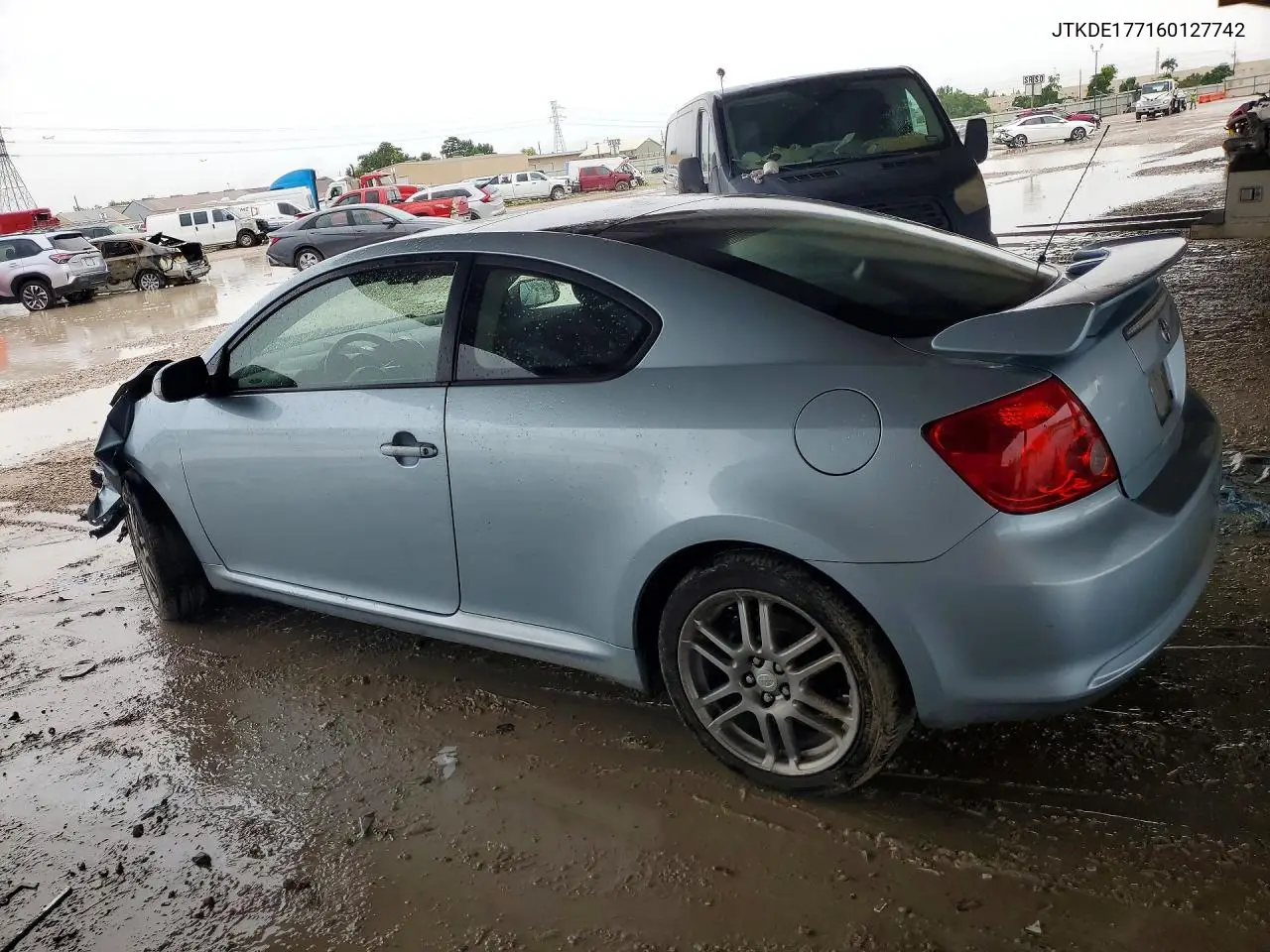 2006 Scion Tc Base VIN: JTKDE177160127742 Lot: 61063126