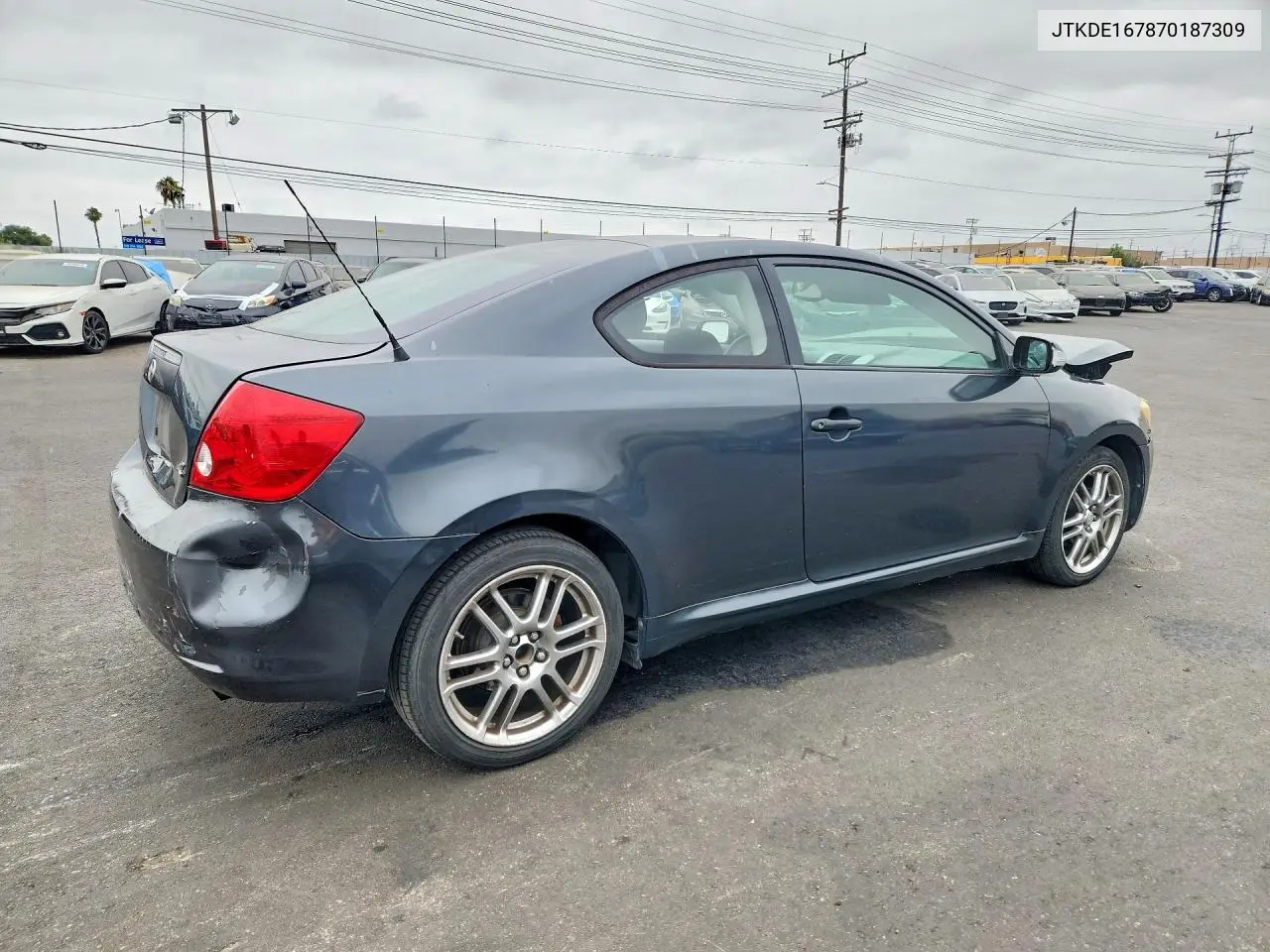 2007 Scion Tc Base VIN: JTKDE167870187309 Lot: 59668406