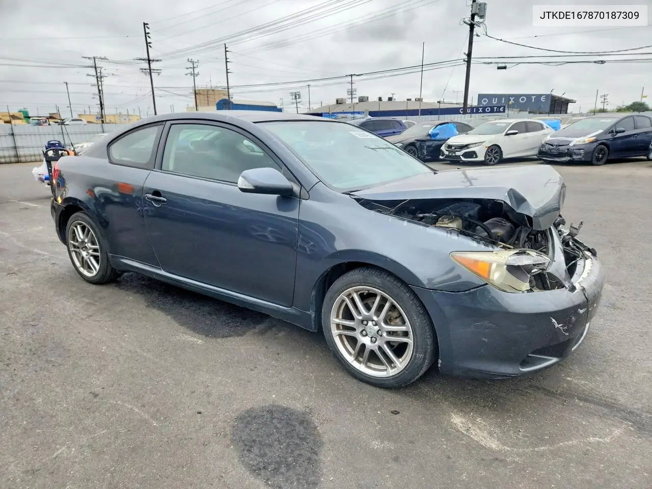 2007 Scion Tc Base VIN: JTKDE167870187309 Lot: 59668406