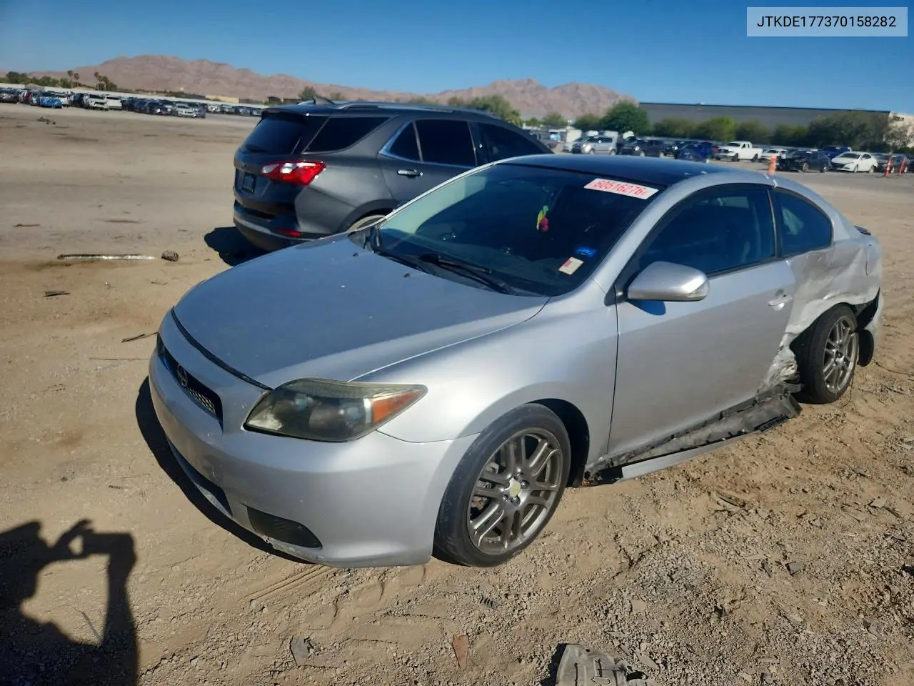 2007 Scion Tc Base VIN: JTKDE177370158282 Lot: 60516276