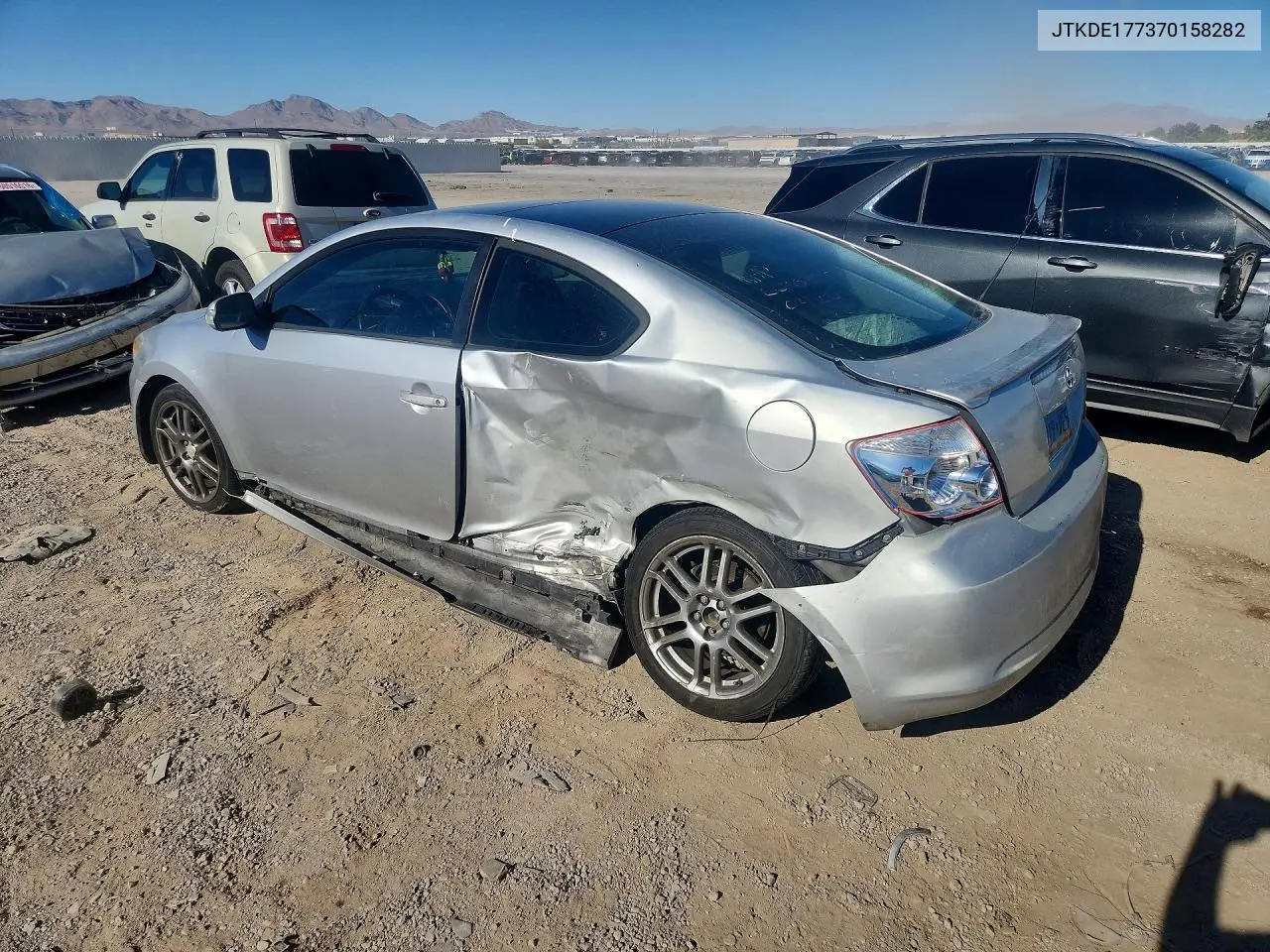 2007 Scion Tc Base VIN: JTKDE177370158282 Lot: 60516276
