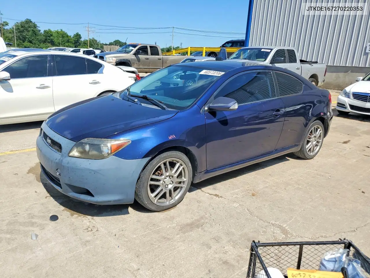 2007 Scion Tc Base VIN: JTKDE167270220353 Lot: 60573206
