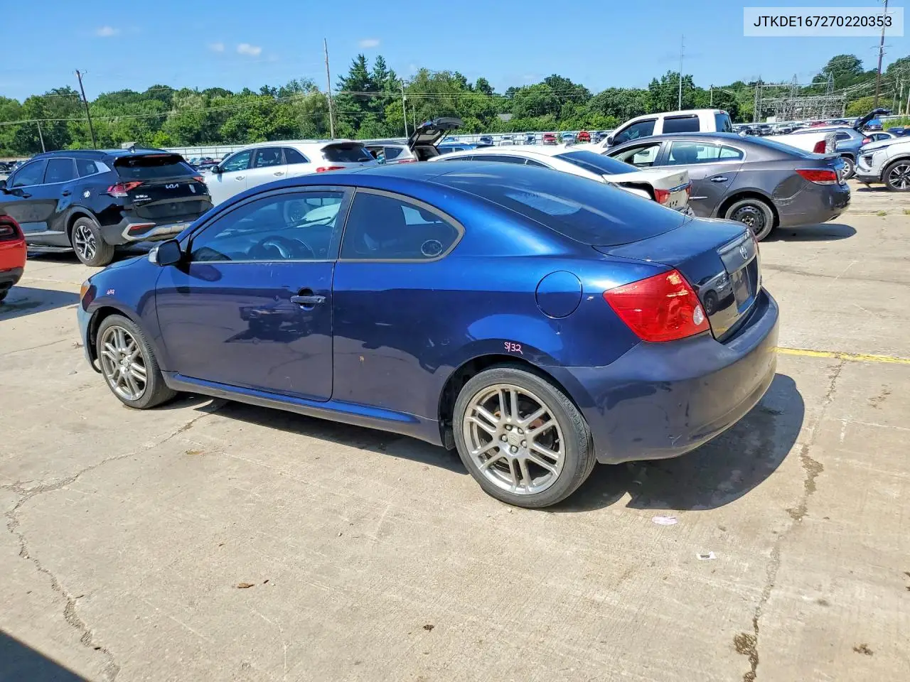 2007 Scion Tc Base VIN: JTKDE167270220353 Lot: 60573206