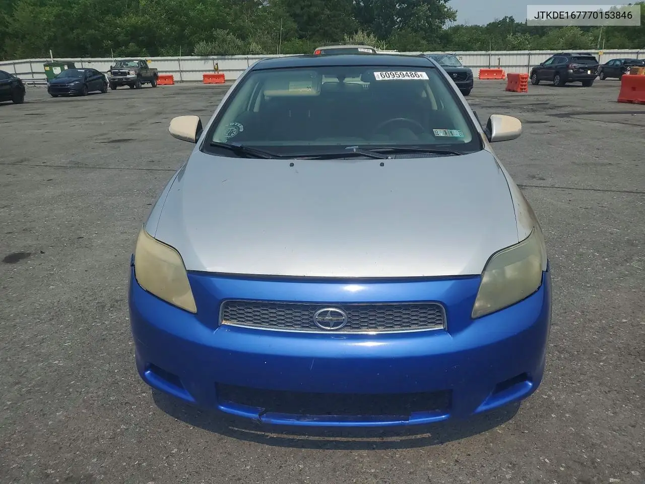 2007 Scion Tc Base VIN: JTKDE167770153846 Lot: 60959486