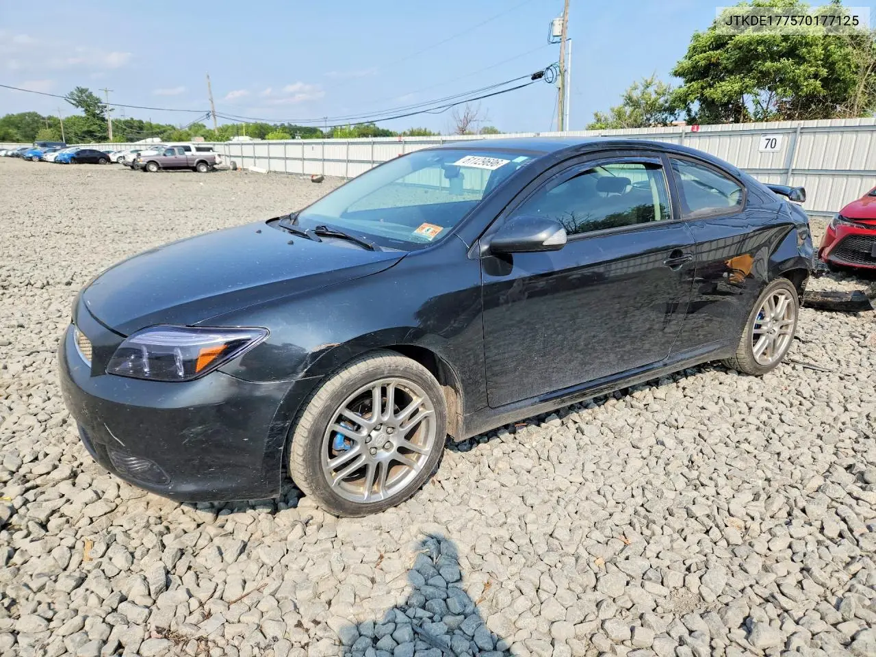 2007 Scion Tc Base VIN: JTKDE177570177125 Lot: 61129696