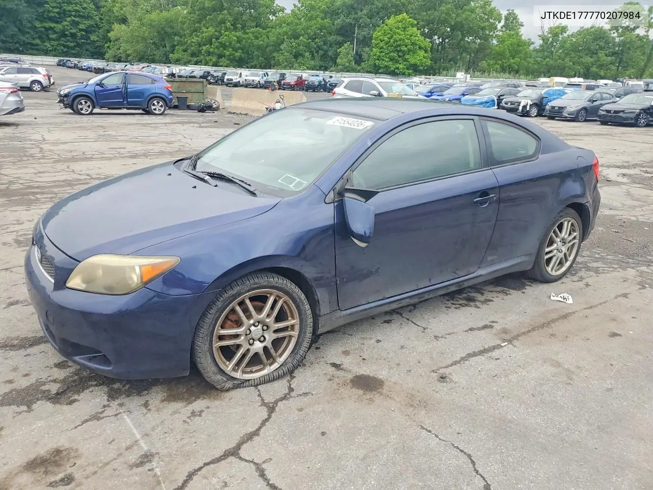 2007 Scion Tc Base VIN: JTKDE177770207984 Lot: 61554036