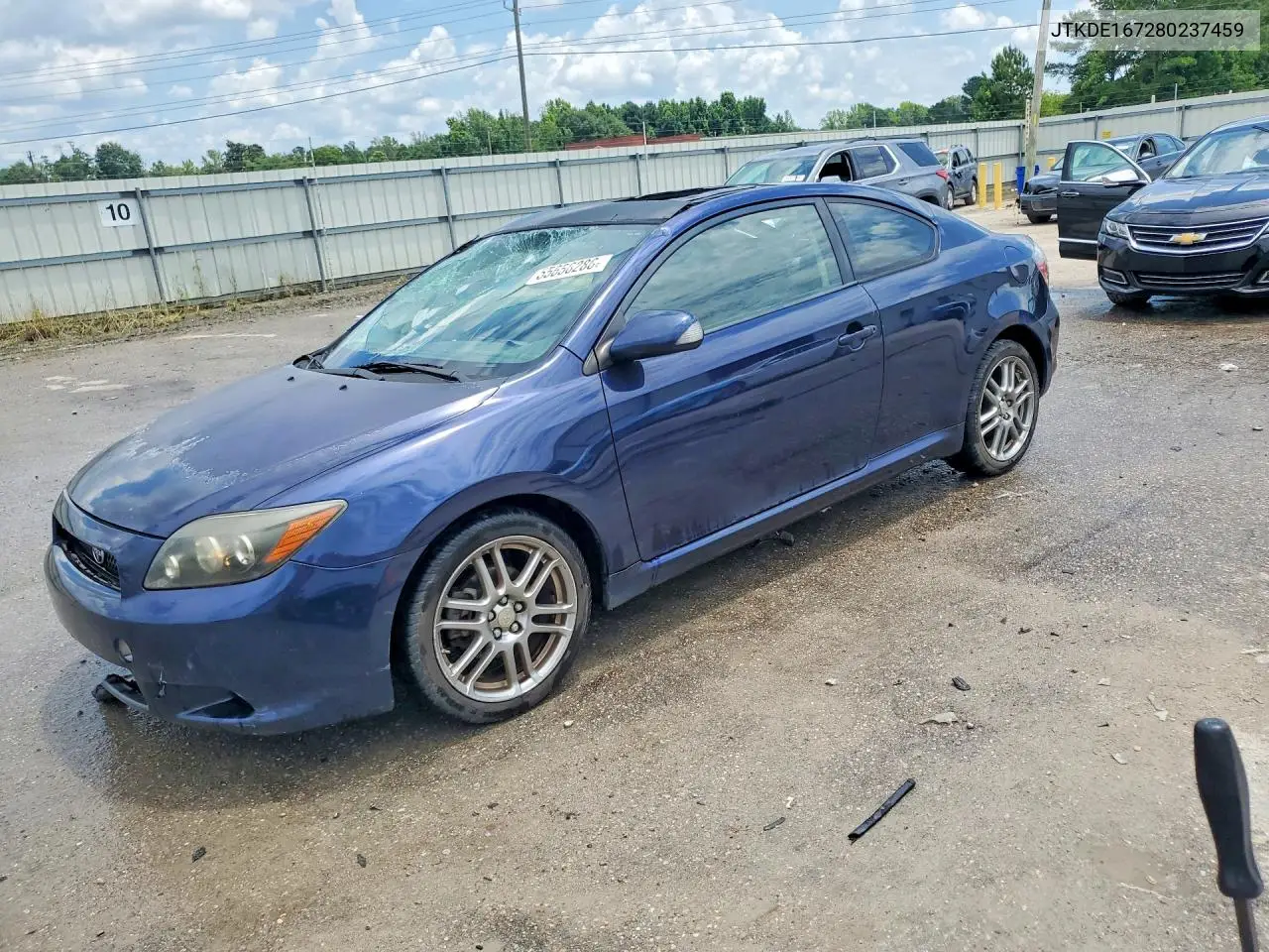 2008 Scion Tc Base VIN: JTKDE167280237459 Lot: 55656286