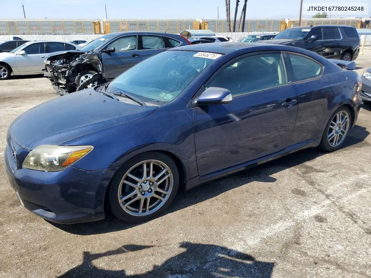 2008 Scion Tc Base VIN: JTKDE167780245248 Lot: 55846276