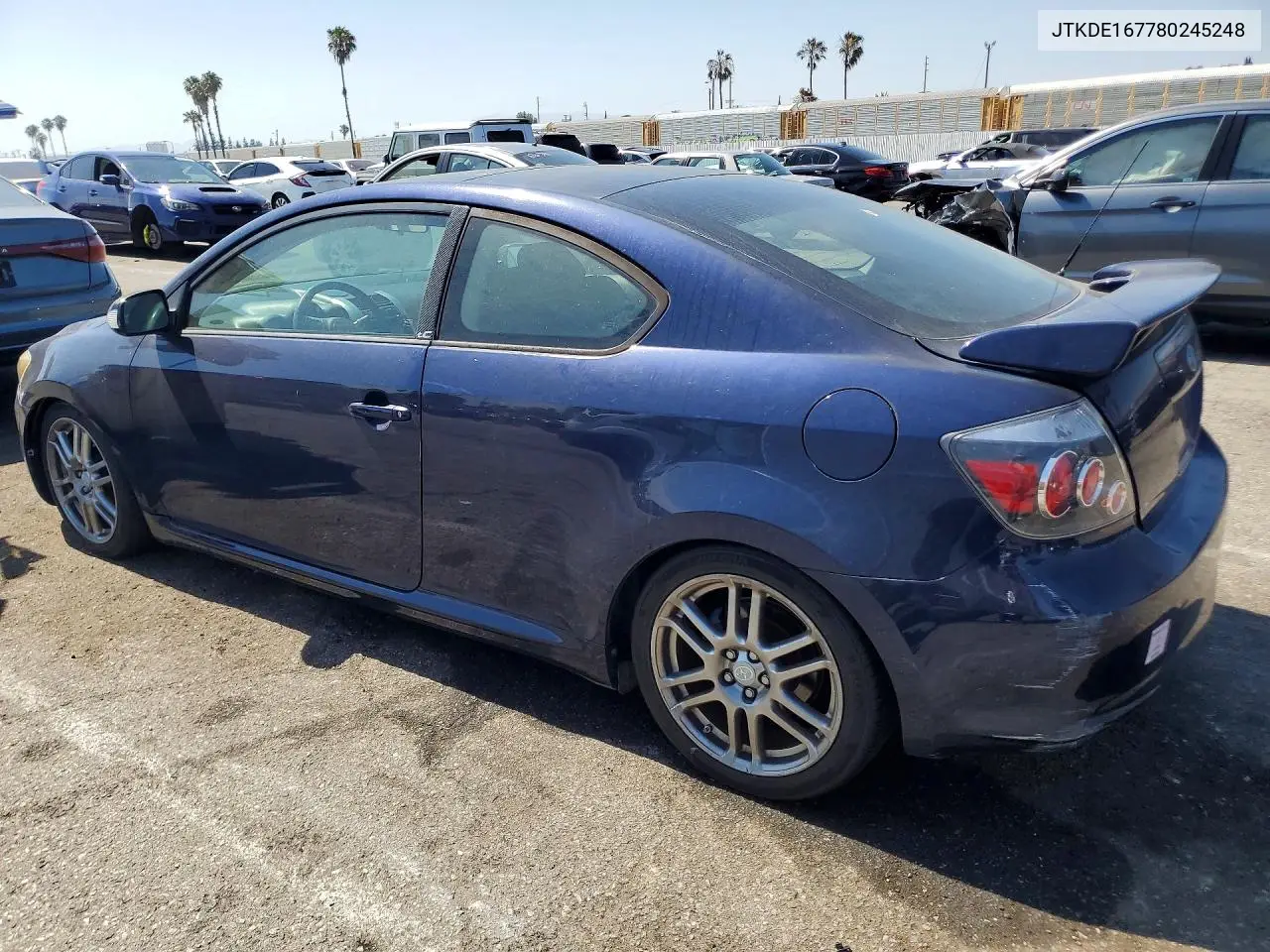 2008 Scion Tc Base VIN: JTKDE167780245248 Lot: 55846276