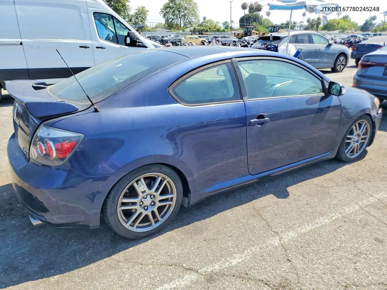 2008 Scion Tc Base VIN: JTKDE167780245248 Lot: 55846276