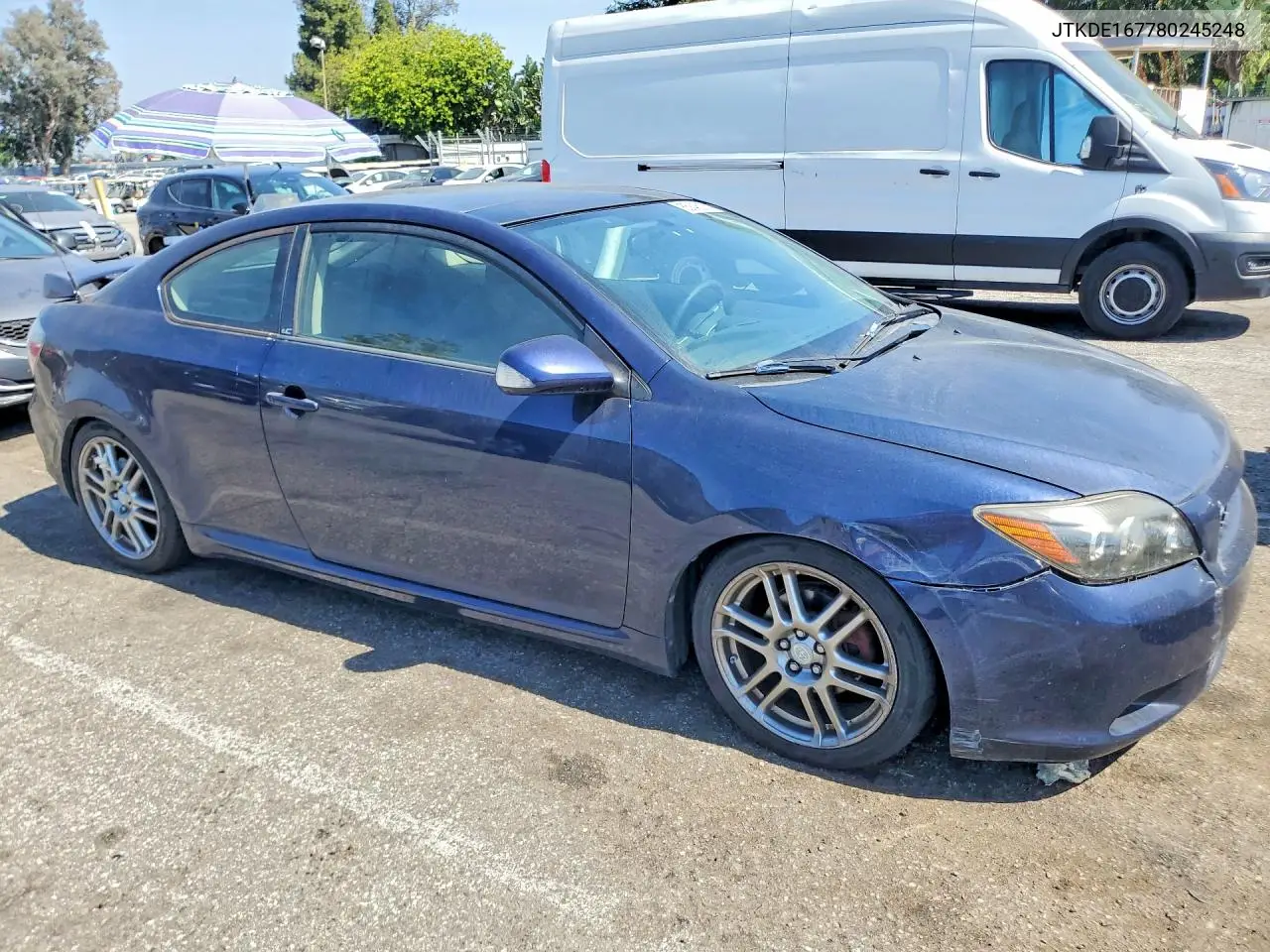 2008 Scion Tc Base VIN: JTKDE167780245248 Lot: 55846276