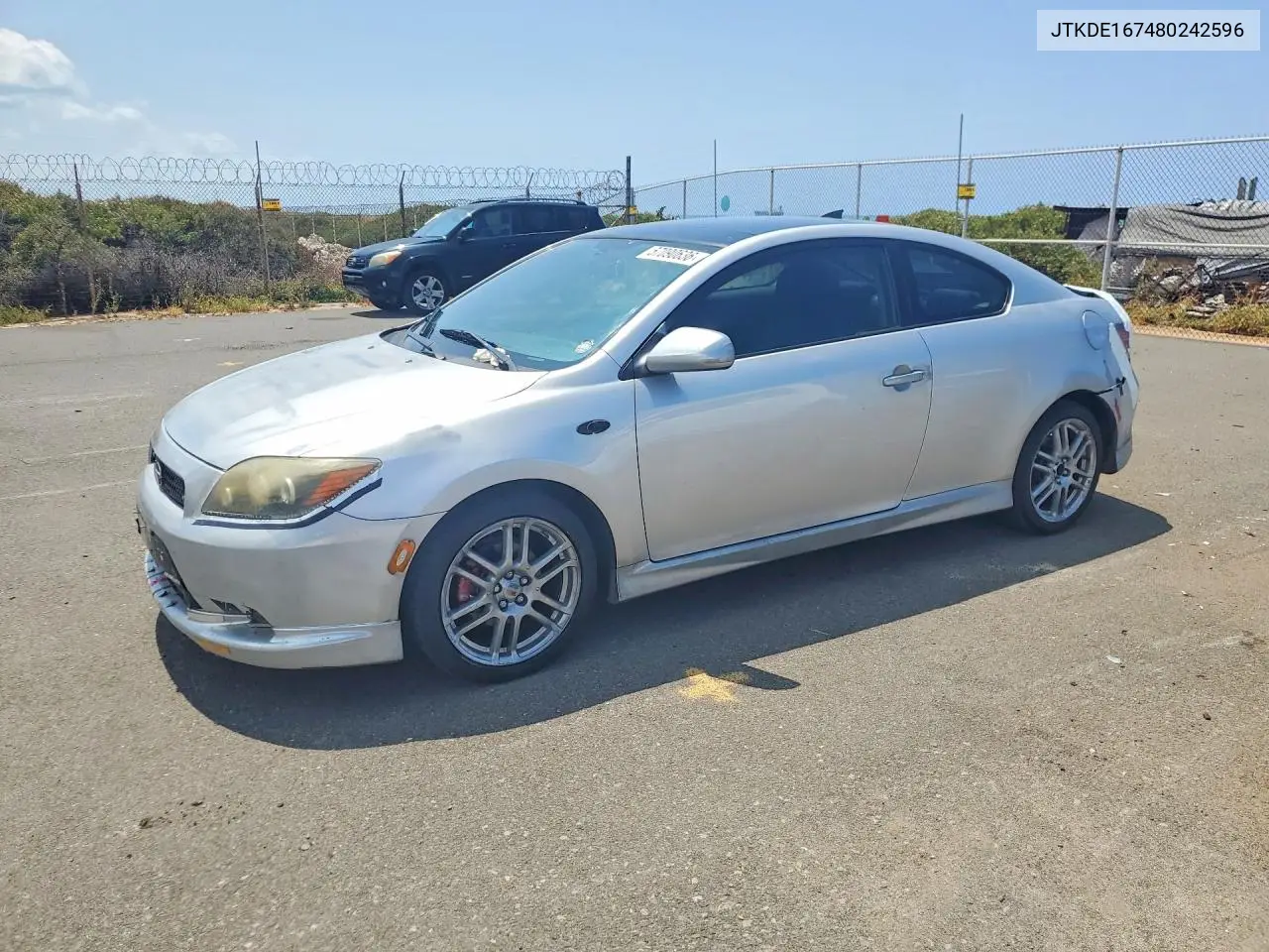 2008 Scion Tc Base VIN: JTKDE167480242596 Lot: 57090636