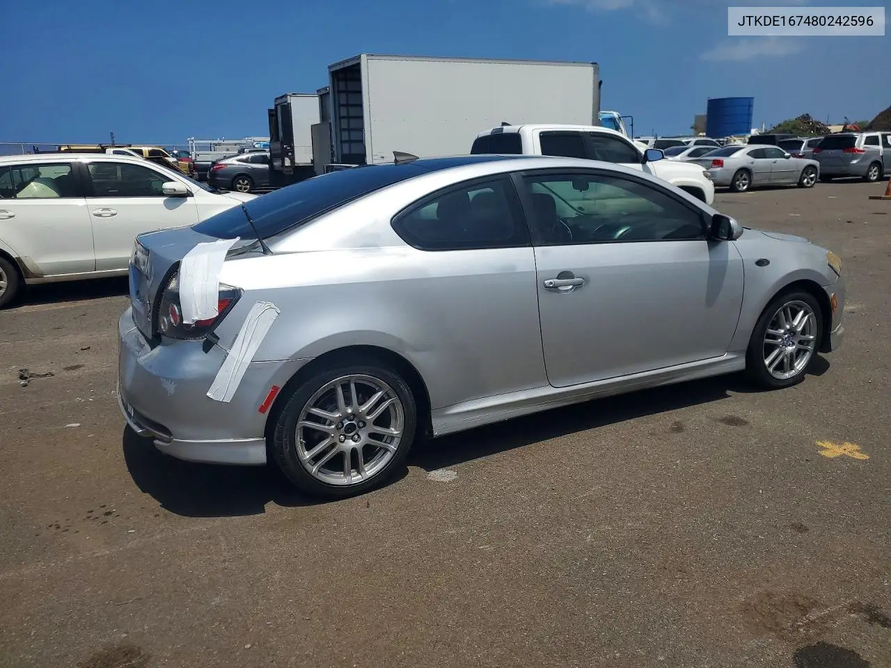 2008 Scion Tc Base VIN: JTKDE167480242596 Lot: 57090636