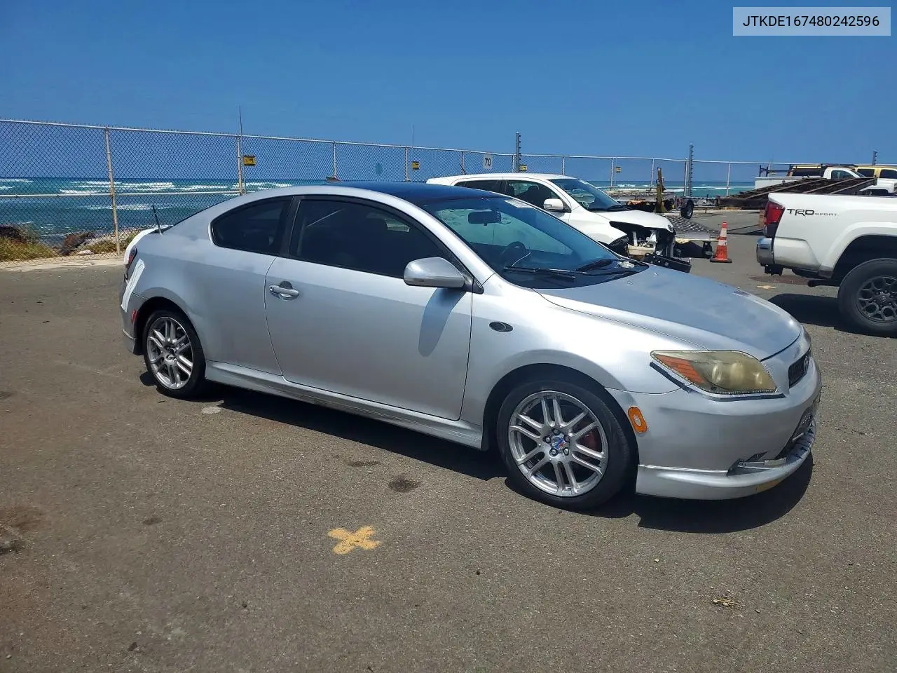 2008 Scion Tc Base VIN: JTKDE167480242596 Lot: 57090636