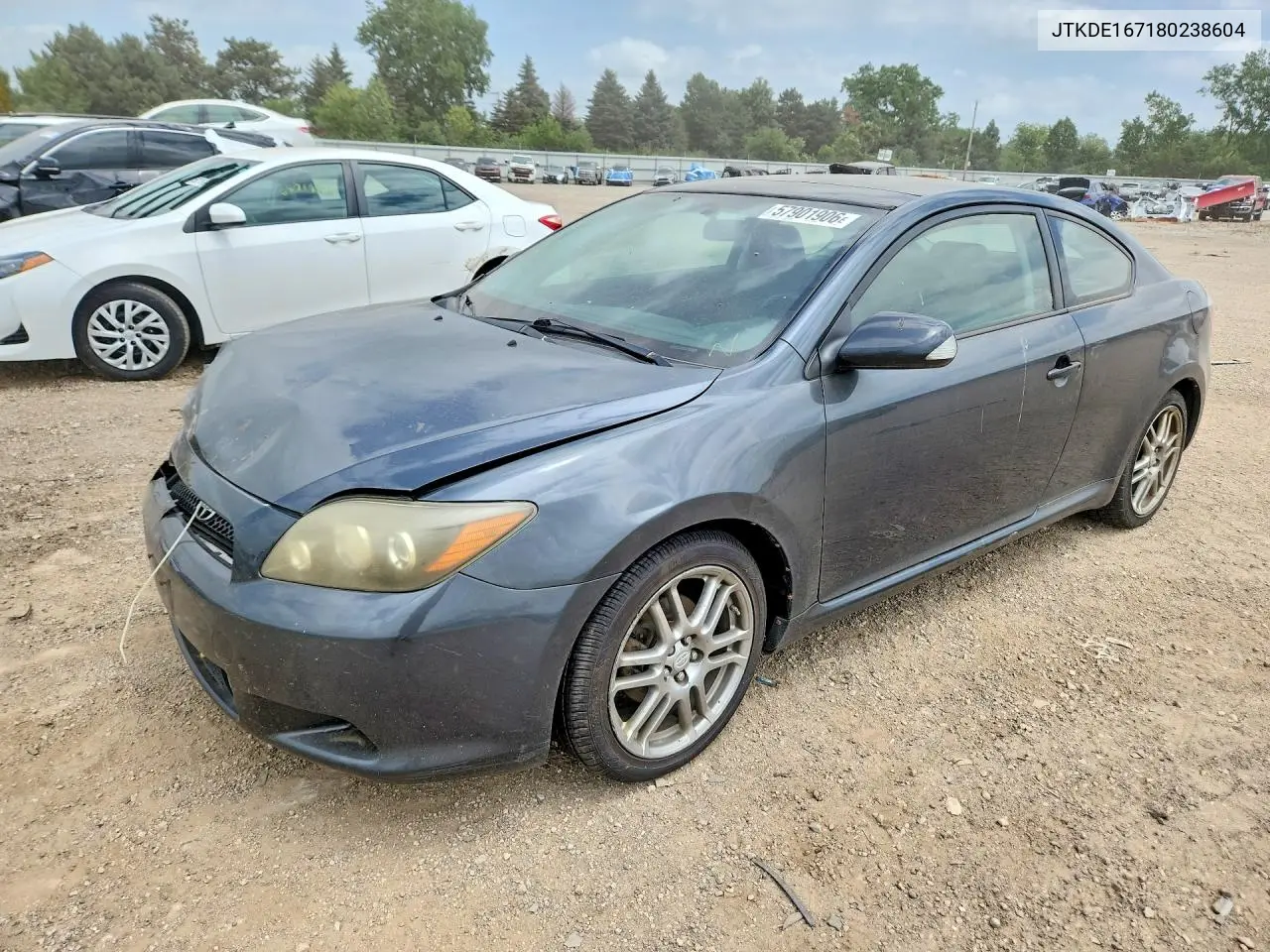 2008 Scion Tc Base VIN: JTKDE167180238604 Lot: 57901906