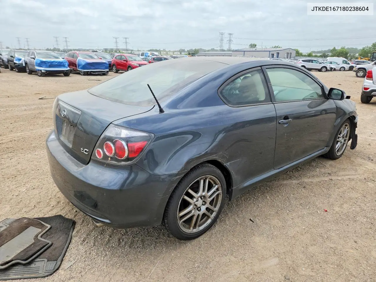 2008 Scion Tc Base VIN: JTKDE167180238604 Lot: 57901906
