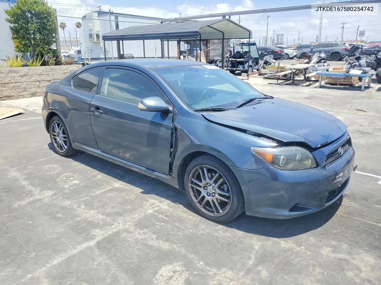 2008 Scion Tc Base VIN: JTKDE167580254742 Lot: 58042086