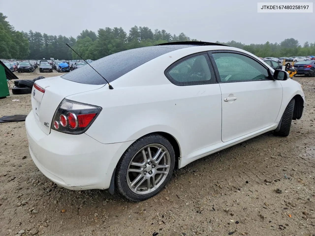 2008 Scion Tc Base VIN: JTKDE167480258197 Lot: 58209756