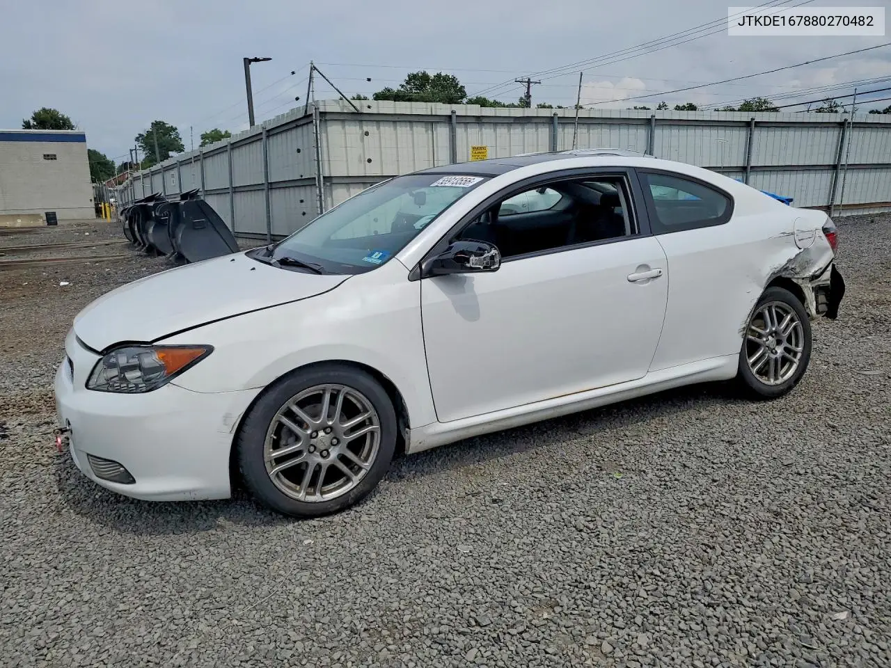 2008 Scion Tc Base VIN: JTKDE167880270482 Lot: 58913556