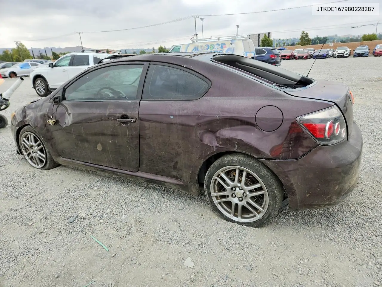 2008 Scion Tc Base VIN: JTKDE167980228287 Lot: 59387476