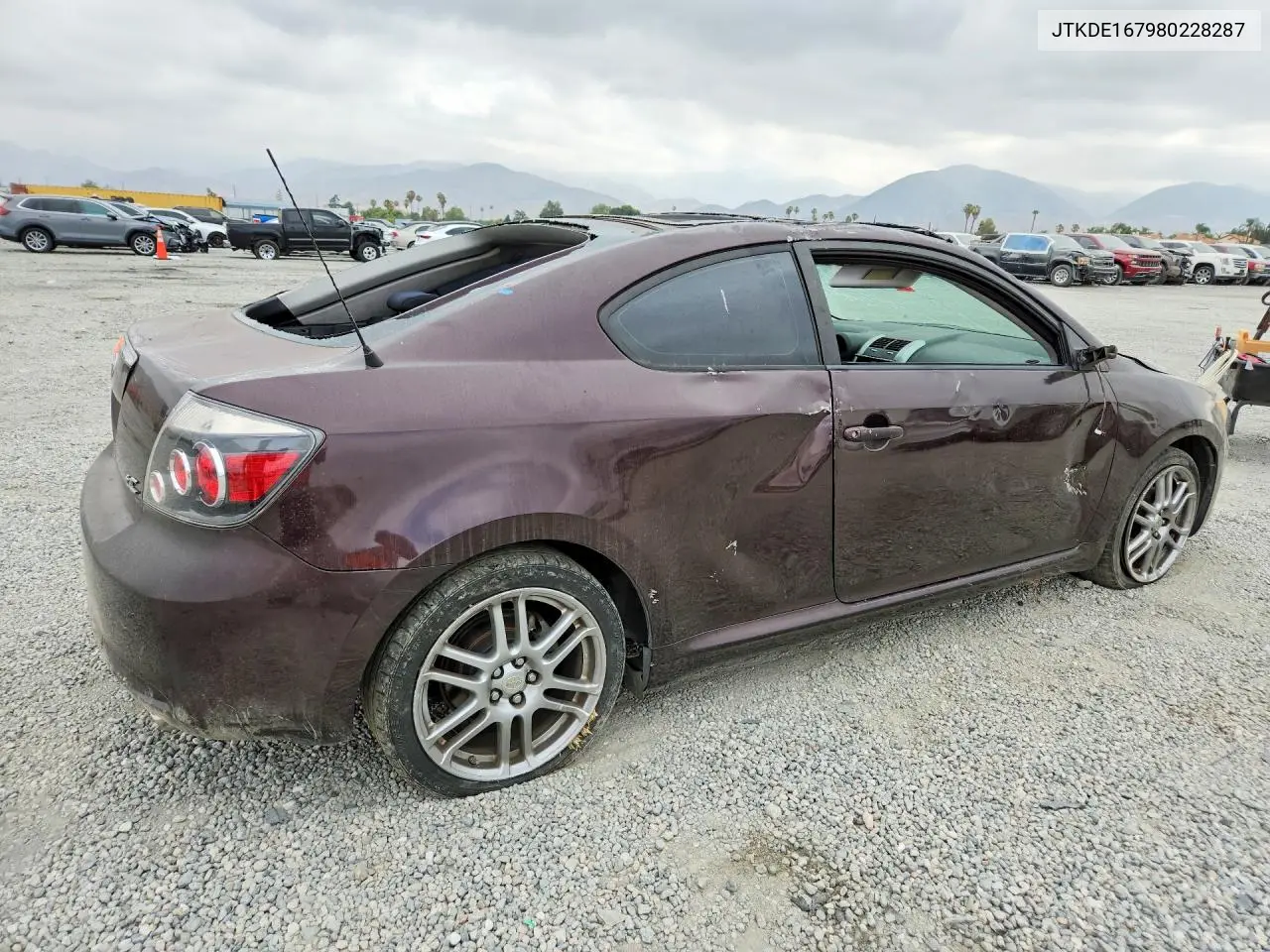 2008 Scion Tc Base VIN: JTKDE167980228287 Lot: 59387476