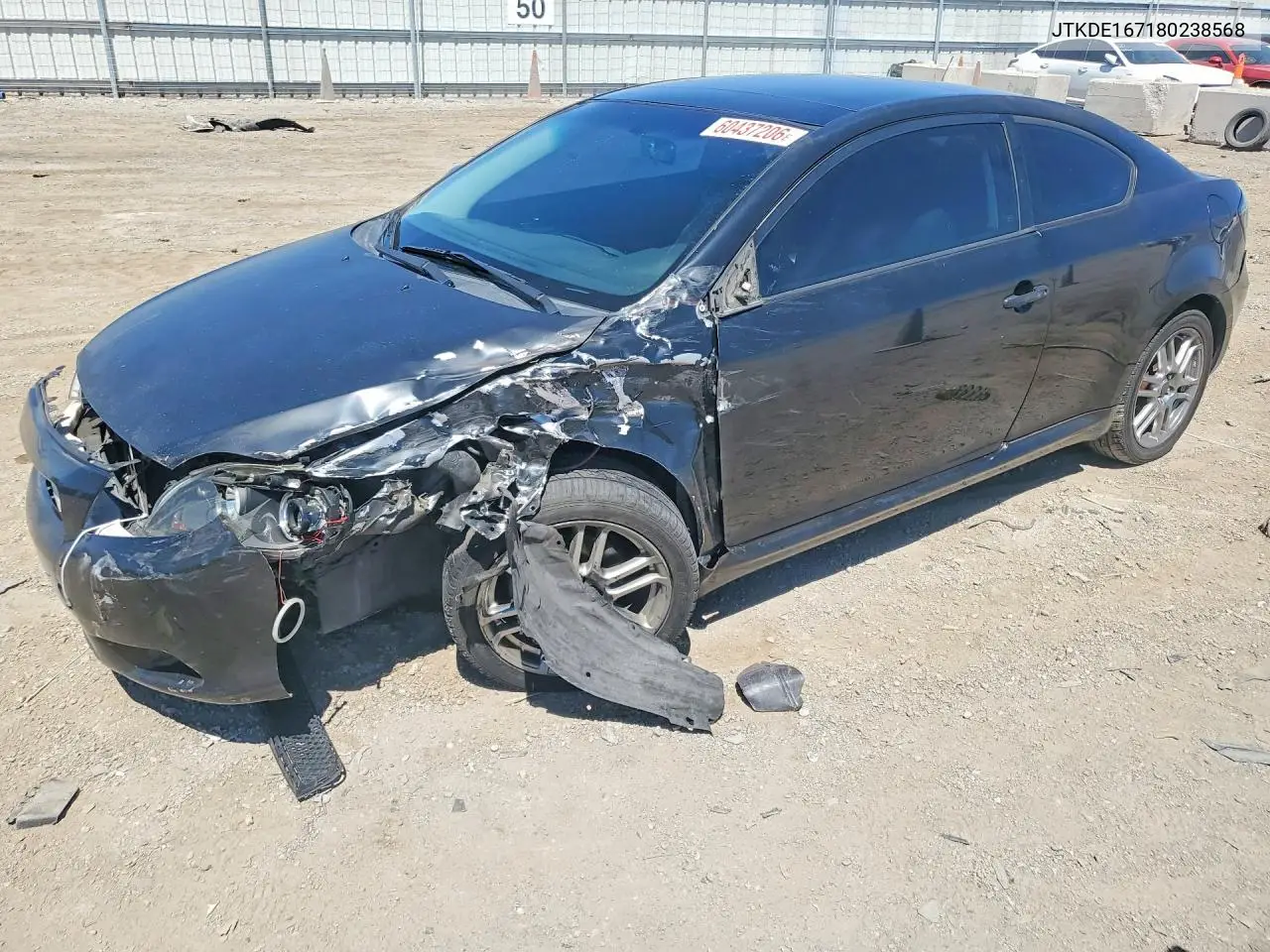 2008 Scion Tc Base VIN: JTKDE167180238568 Lot: 60437206