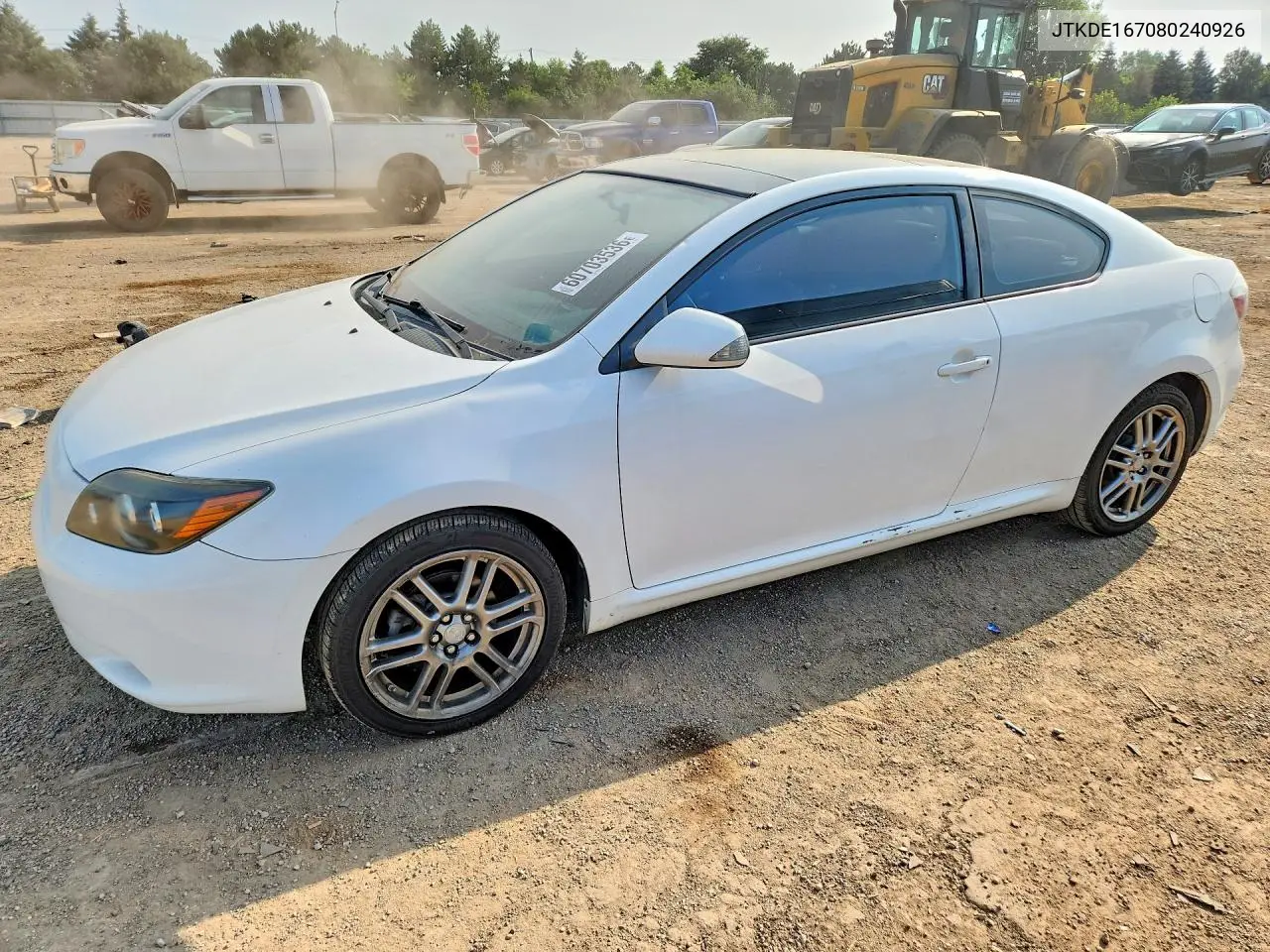 2008 Scion Tc Base VIN: JTKDE167080240926 Lot: 60703536
