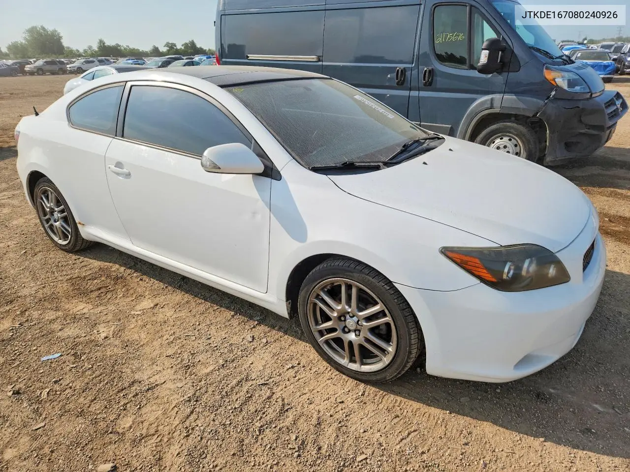 2008 Scion Tc Base VIN: JTKDE167080240926 Lot: 60703536