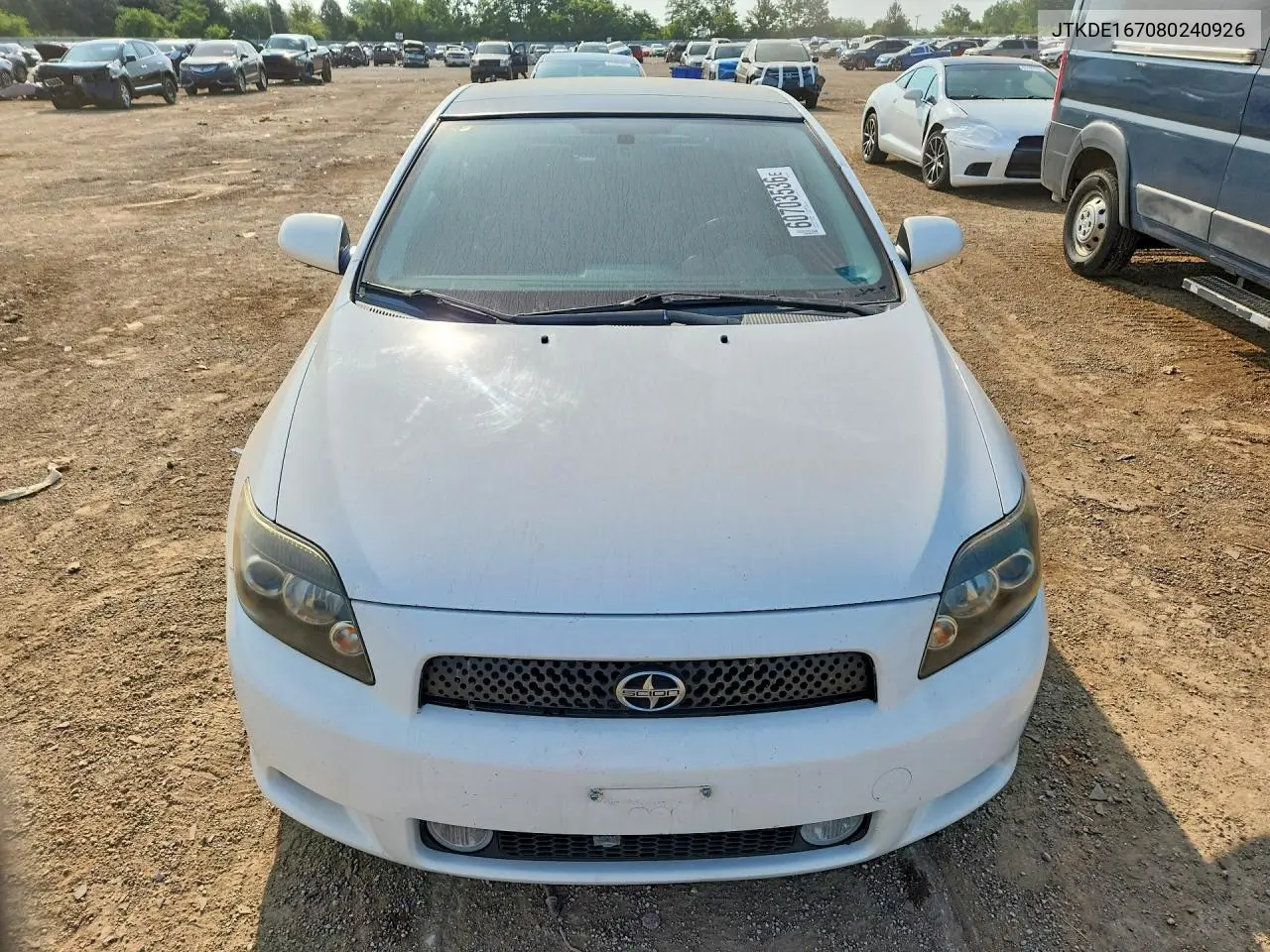 2008 Scion Tc Base VIN: JTKDE167080240926 Lot: 60703536