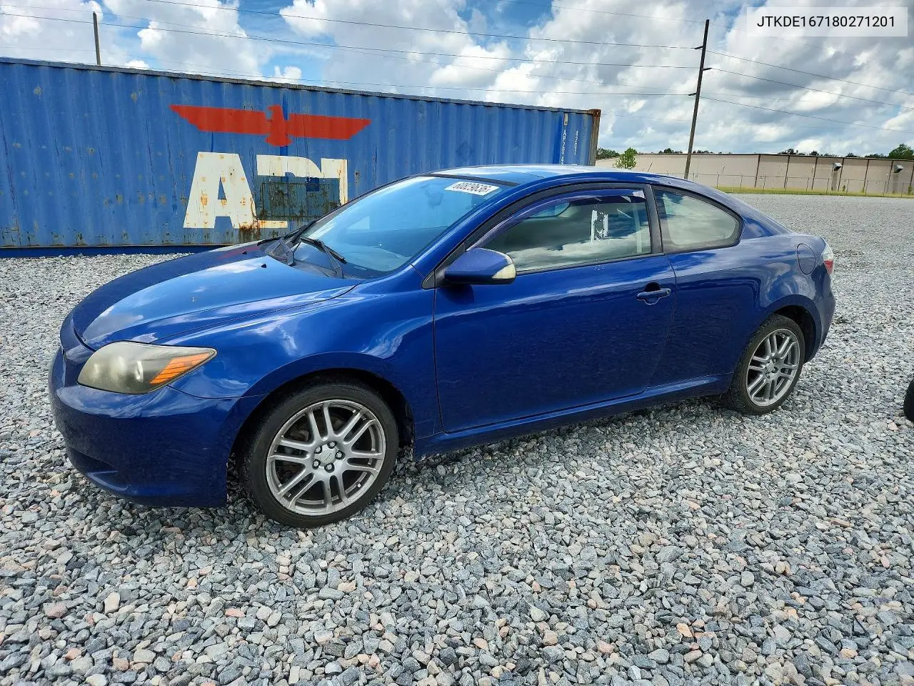 2008 Scion Tc Base VIN: JTKDE167180271201 Lot: 60829636